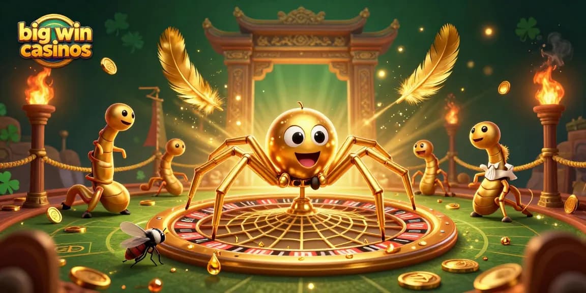 Experience big win casinos with a thrilling scene showcasing vibrant characters and dynamic casino elements.