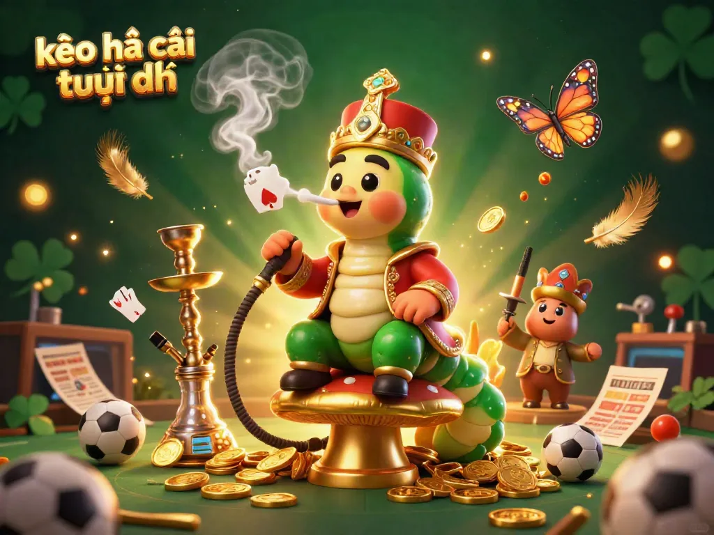 Experience the thrill of kèo nhà cái trực tiếp with sports betting elements in a captivating 3D scene.
