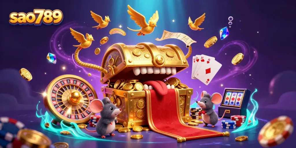 Experience thrilling slots and casino action with the vibrant sao789 treasure scene featuring dynamic gameplay elements.