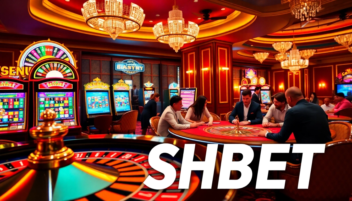 Experience the excitement of gambling at SHBET, featuring vibrant casino tables and thrilling gameplay.