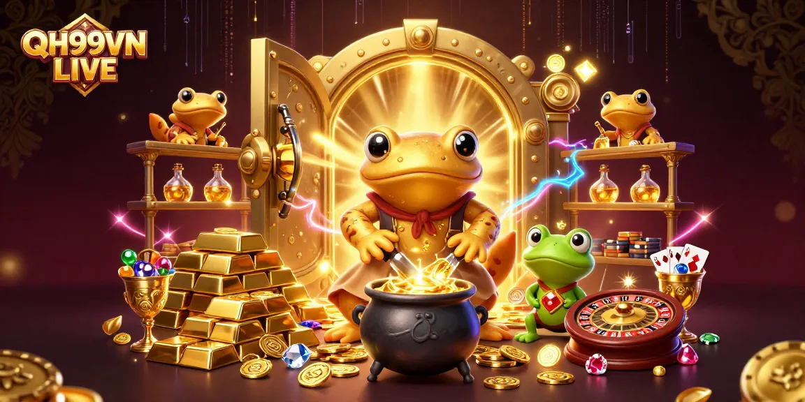 Experience the excitement of QH99VN LIVE while winning gold in a vibrant digital casino