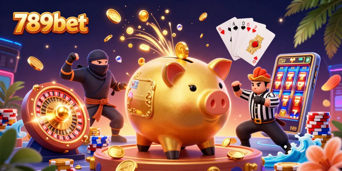 Engage with 789bet's vibrant gaming scene featuring dynamic cartoon characters in a thrilling casino atmosphere.